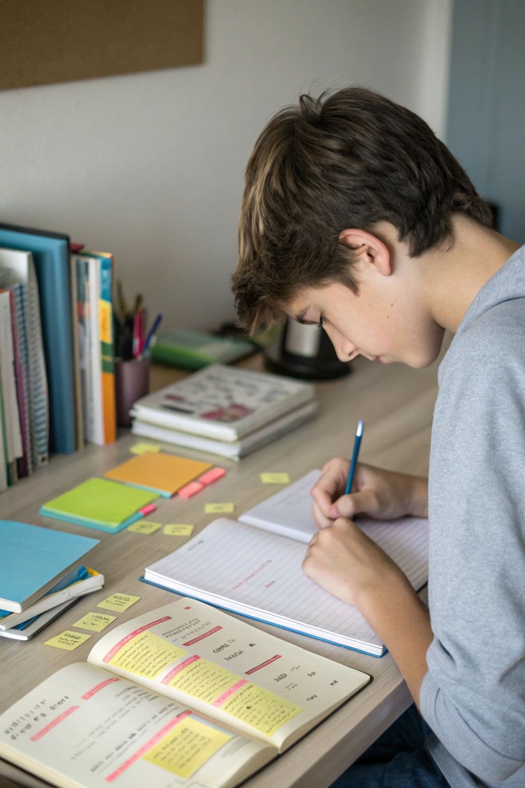 Élève travaillant sur ses devoirs chez A² After School à Jounieh